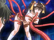 Hentai girl tentacle fucked